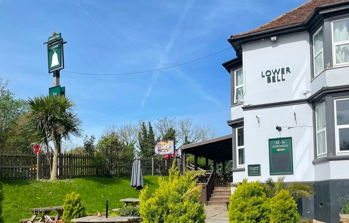 The Lower Bell Inn - Entrance and outside seating