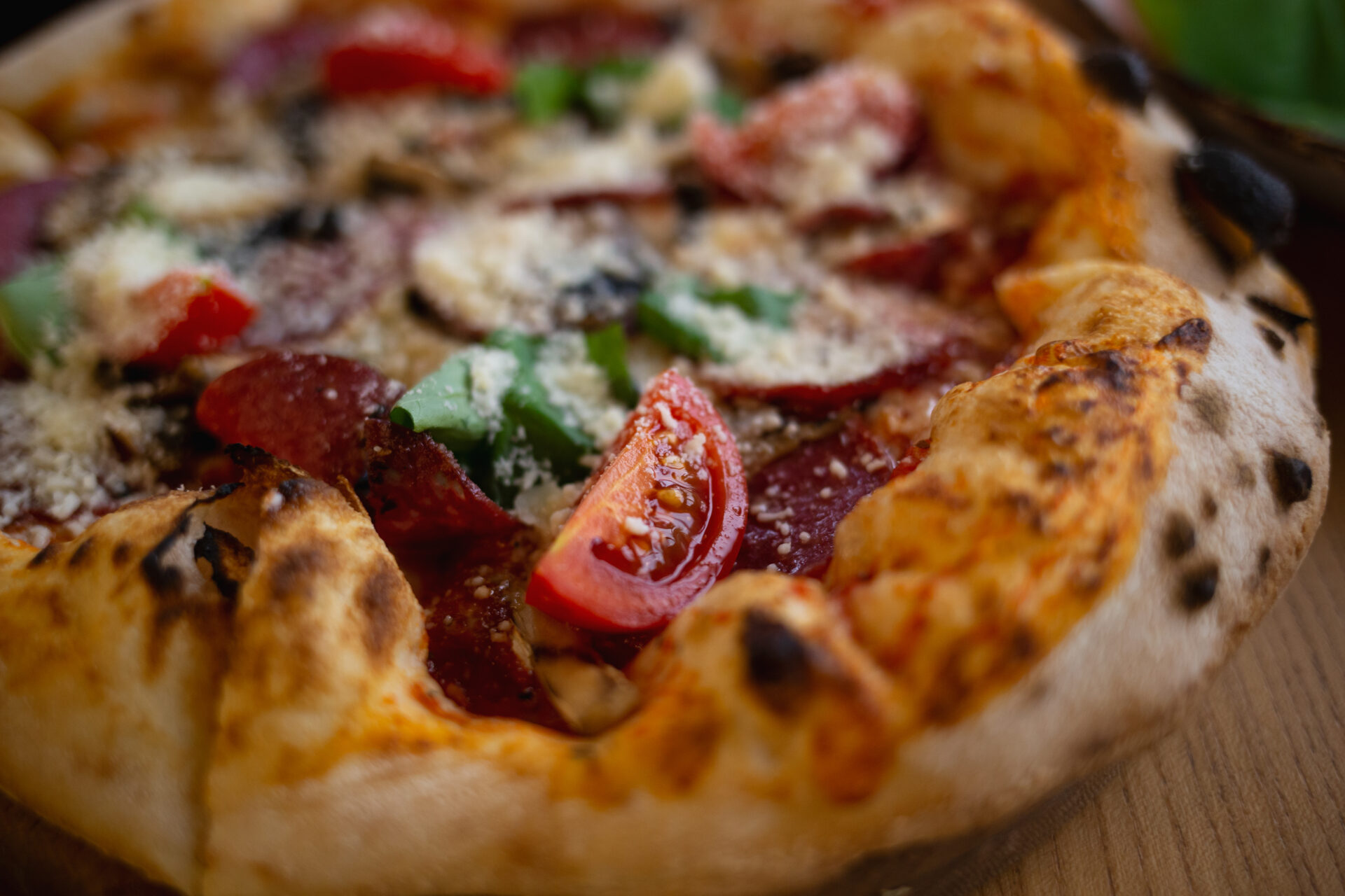 Pizza made and served at The Lower Bell